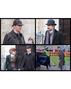 Imagenes del rodaje del especial de SHERLOCK
