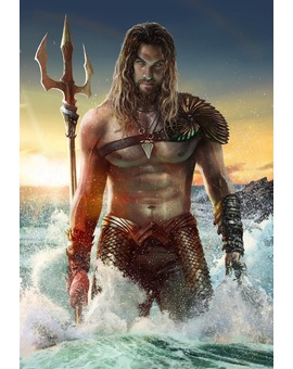 JASON MOMOA como AQUAMAN por RAHZZAH