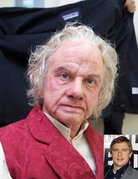 MARTIN FREEMAN dobló a IAN HOLM en los planos exteriores de BOLSÓN CERRADO