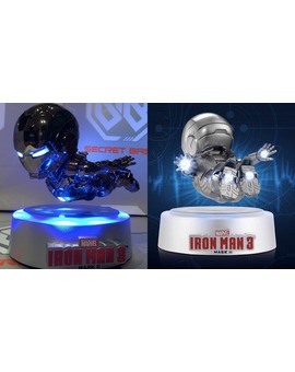 ¿Y una figurita FLOTANTE de IRON MAN?