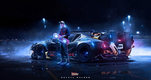 Si DOC hubiera fabricado su máquina del tiempo hoy sería un DeTOMASO PANTERA según el artista KHYZYL SALEEM