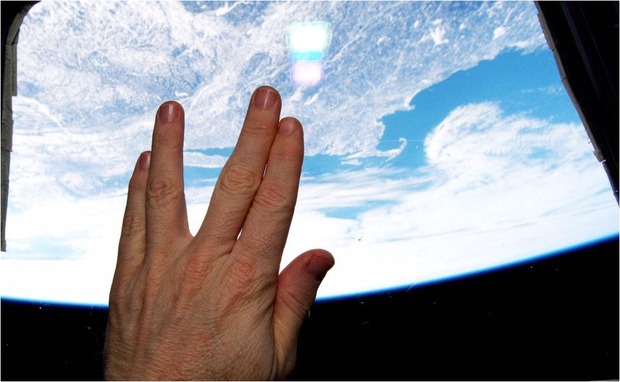 Adiós a LEONARD NIMOY desde la ESTACIÓN ESPACIAL INTERNACIONAL del astronauta TERRY VIRST