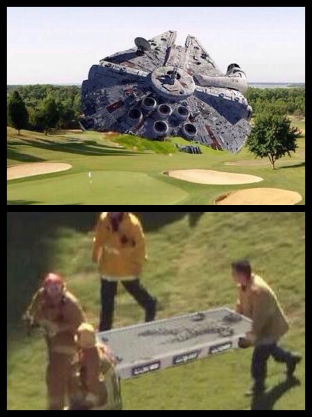 Ahora que sabemos que HARRISON FORD está bien llegan las bromas.