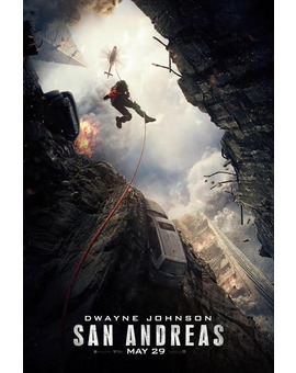 SAN ANDREAS nuevo póster previo.