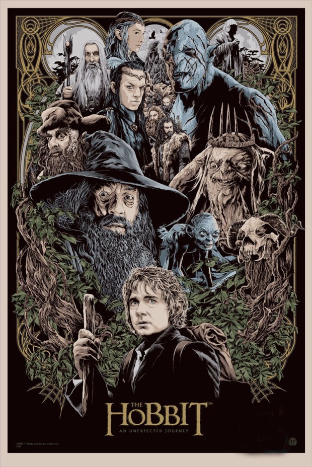 EL HOBBIT. UN VIAJE INESPERADO póster de KEN TAYLOR y NICOLAS DELORT.