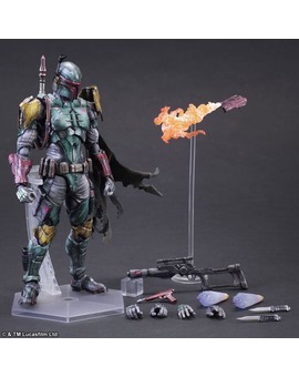 Figura reimaginando a BOBA FETT de SQUARE ENIX.