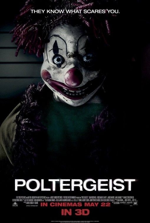 POLTERGEIST póster U.K. ¿Miedito?