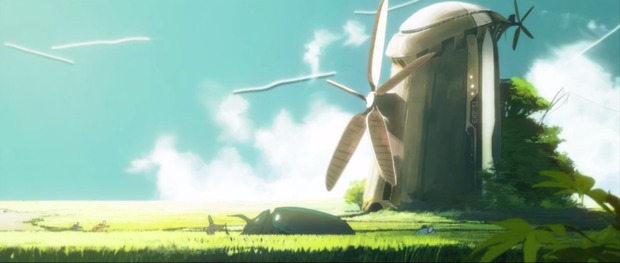 CELLES ET CEUX DES CIMES ET CIEUX corto de GWENN GERMAIN estilo MIYAZAKI.
