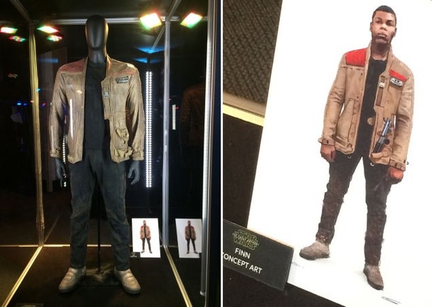 Esto no es muy interesante salvo si nos fijamos en el concept art. FINN lleva un sable láser.