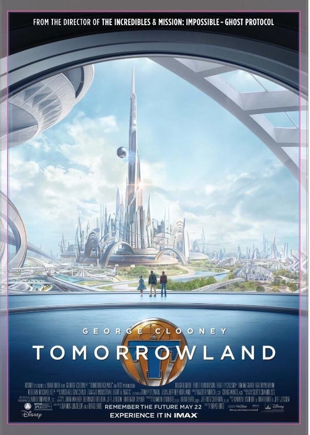 TOMORROWLAND póster.