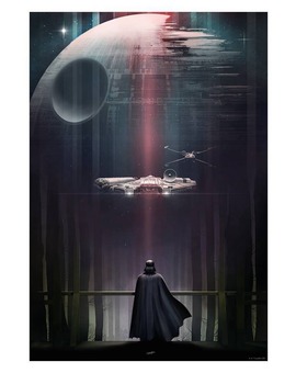 STAR WARS VI póster de ANDY FAIRHURST.