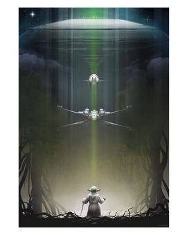 STAR WARS V póster de ANDY FAIRHURST.