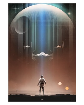 STAR WARS IV póster de ANDY FAIRHURST.