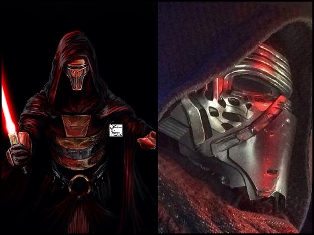 ¿Son DARTH RAVEN y KYLO REN hermanos, primos, del mismo equipo?