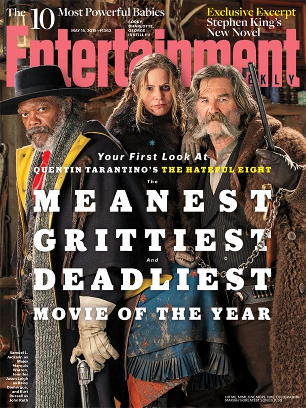 THE HATEFUL EIGHT, en portada.