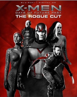 X-MEN: DAYS OF FUTURE PAST ROGUE CUT portada del BD.