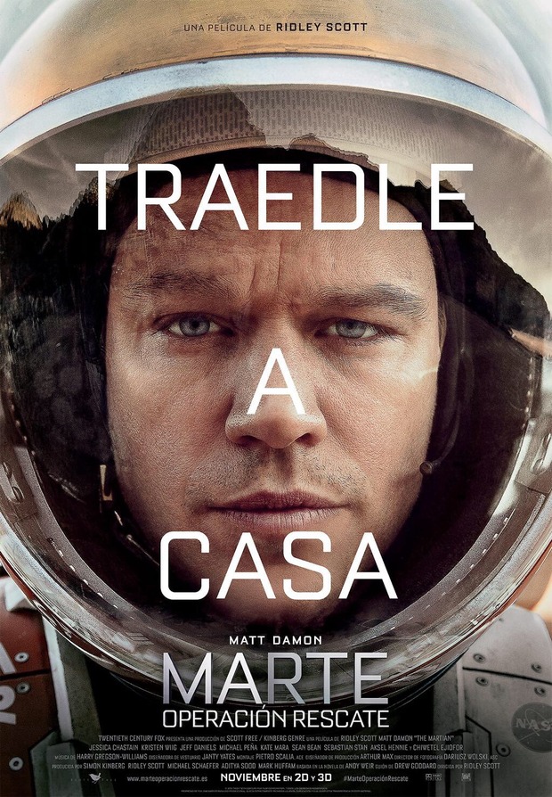 EL MARCIANO póster español.