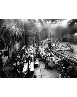 Rodando LAS AVENTURAS DE ROBIN HOOD. Foto para la historia.
