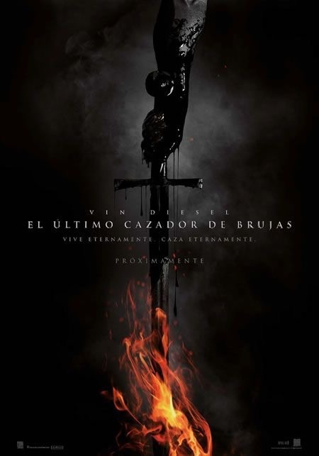 EL ÚLTIMO CAZADOR DE BRUJAS. Póster español.