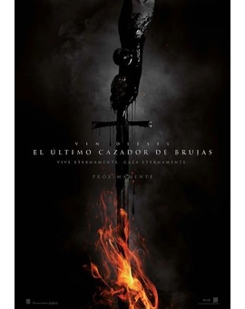 EL ÚLTIMO CAZADOR DE BRUJAS. Póster español.