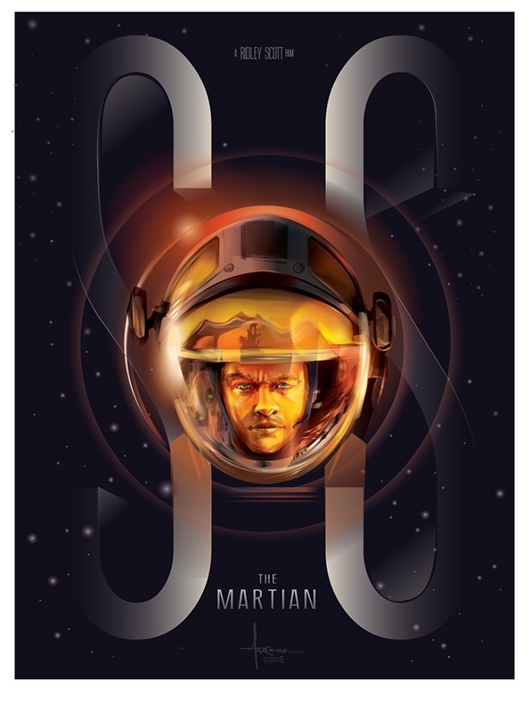 EL MARCIANO. Póster de ORLANDO AROCENA.