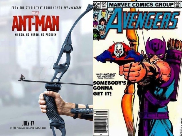 Otro póster de ANT-MAN, esta vez con inspiración en el cómic.