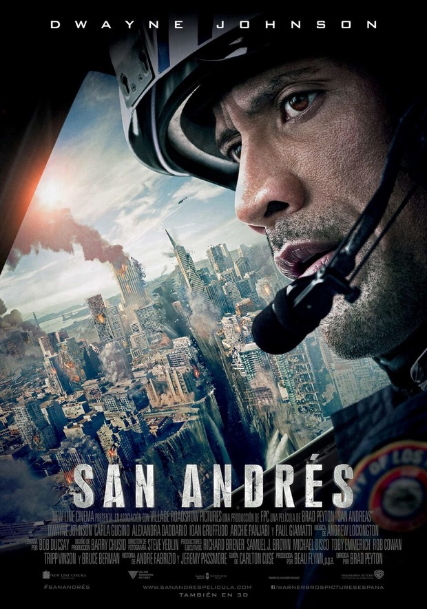 EL MARCIANO no puede llamarse EL MARCIANO porque aquí somos tonticos pero esta sí se puede llamar SAN ANDRÉS. ¿Y si la confundimos con un biopic de un santo?