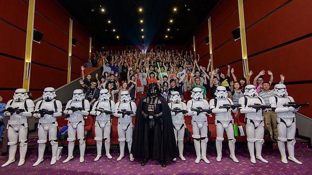 38 años después STAR WARS IV se estrena en China.