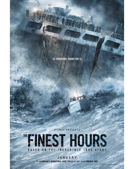 THE FINEST HOURS póster.