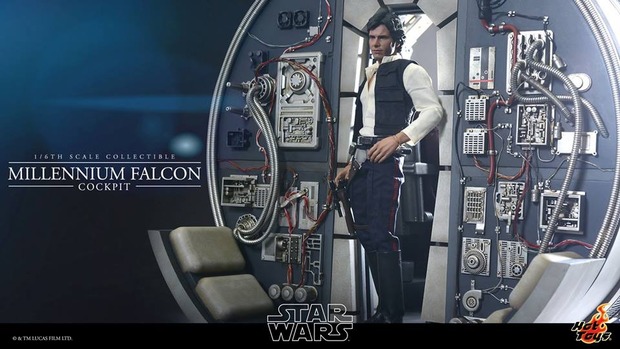 La cabina del HALCÓN MILENARIO de HOT TOYS 2