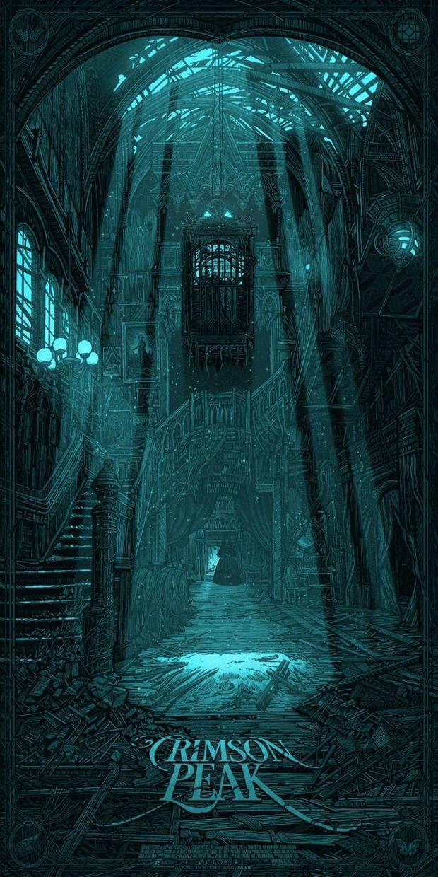 CRIMSON PEAK. Póster de MONDO.