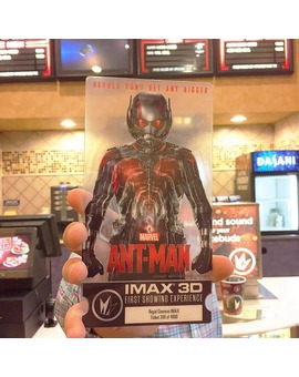 Entrada coleccionable de ANT-MAN en IMAX