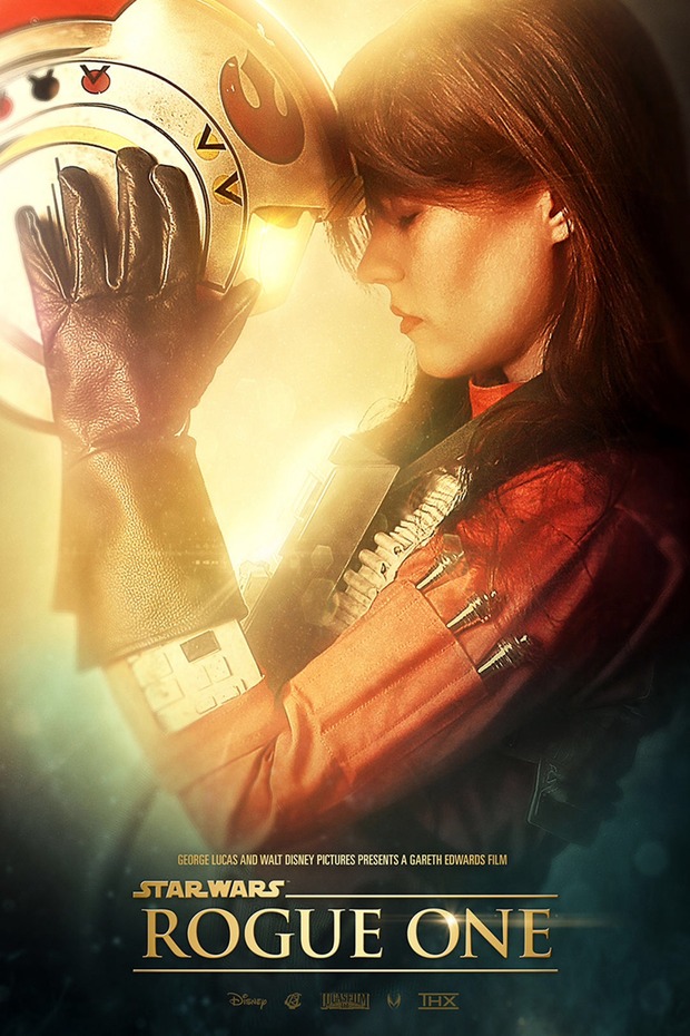 Primer fanpóster de STAR WARS. ROGUE ONE.