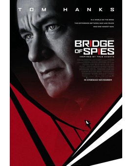 Póster de EL PUENTE DE LOS ESPÍAS con un toque SAÚL BASS.