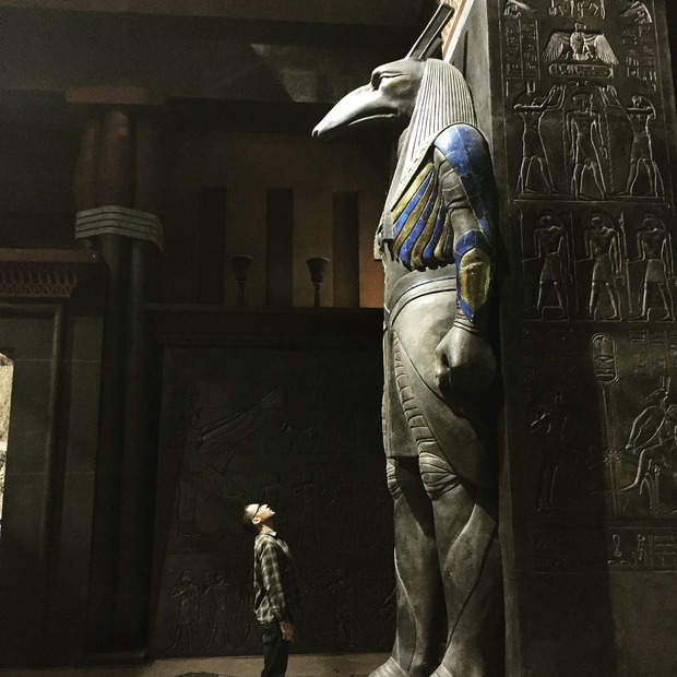 En el set de X-Men: Apocalypse.