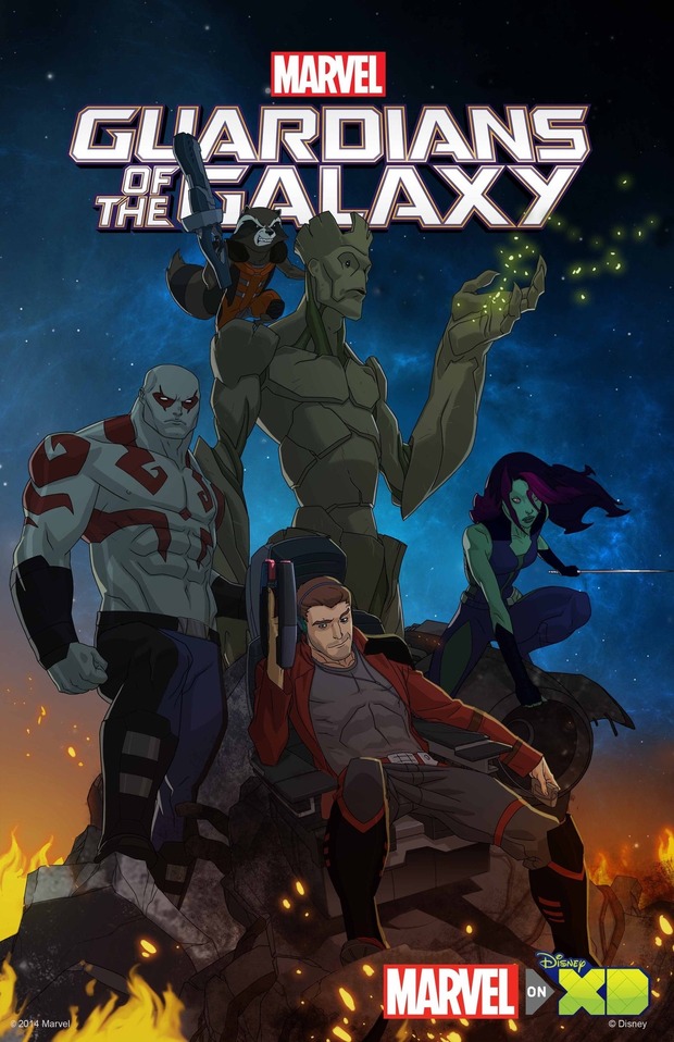 'Guardianes de la Galaxia' animación tráilers.