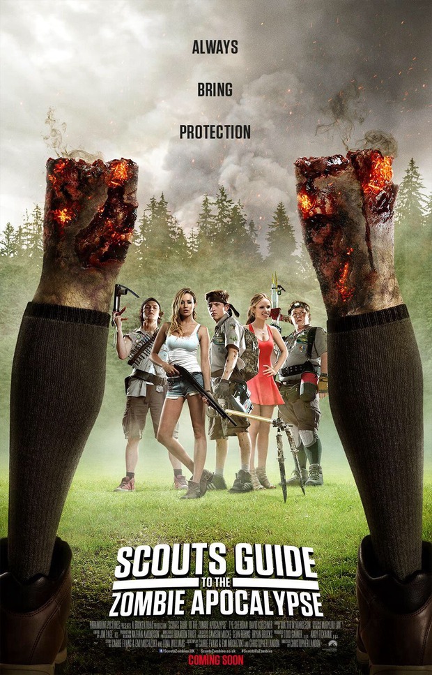 Póster de una de zombis.