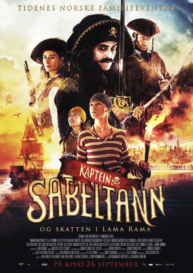 'El Capitán Diente de Sable y el Tesoro de Lama Rama'. Trailer español.