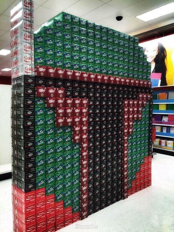 Creatividad de súpermercado.