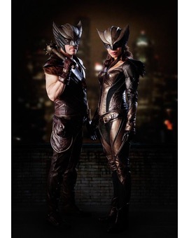Hawkgirl y Hawkman. 