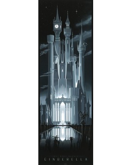 Póster del 65 aniversario de 'Cenicienta' edición limitada. De J.C.Richards.