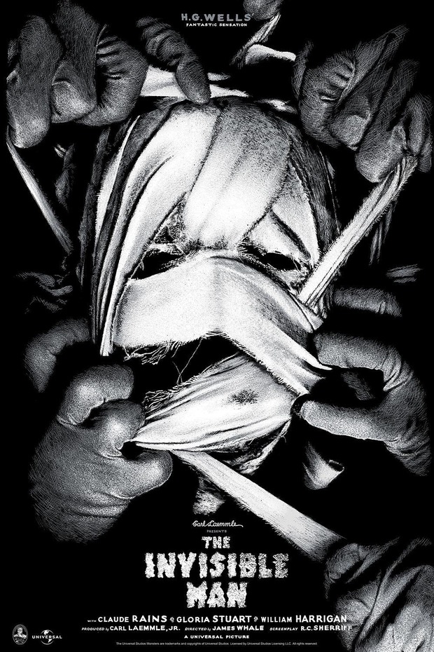 Gran, gran, gran póster de 'El Hombre Invisible'.