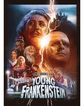 'El Jovencito Frankenstein' póster de Paul Shipper.