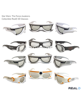 Las gafas de RealD para ver 'Star Wars VII' en 3D.