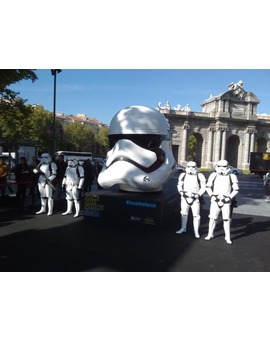 Pedazo cascos en Madrid.