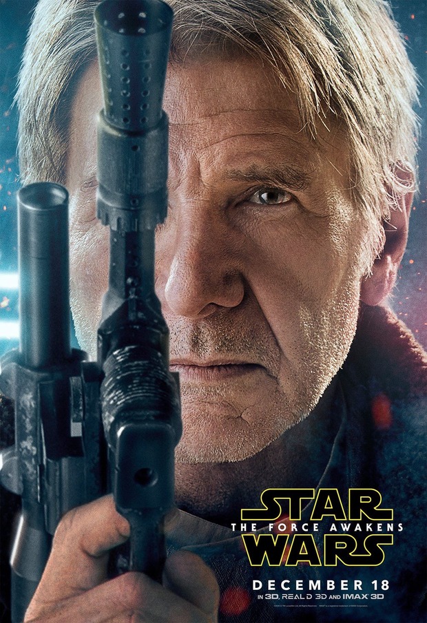 'Star Wars VII' póster Han Solo.