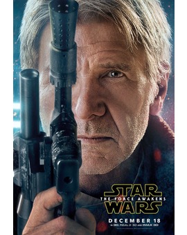 'Star Wars VII' póster Han Solo.