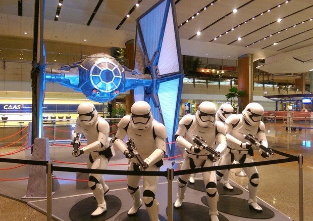Aeropuerto de Singapur.