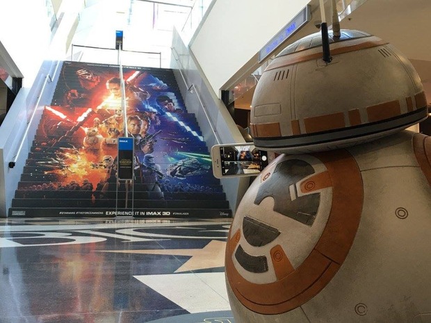 En el IMAX de Melbourne.