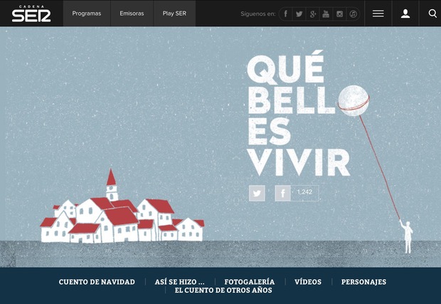 La adaptación de '¡Qué Bello es Vivir!' de la Cadena Ser. Cuento de Navidad.